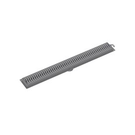 Ralo Linear Flat 50cm Grelha Cinza Tigre