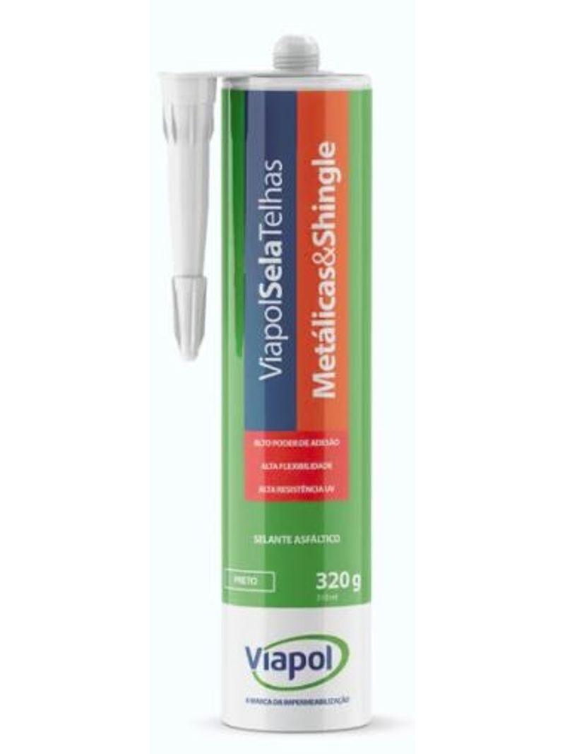 2039932-SELANTE-SELA-TELHA-ASFALTICO-320G-VIAPOL-Amoedo