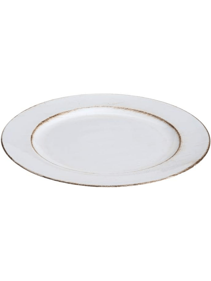 3134863-SOUSPLAT-PATINADO-DE-PLASTICO-OPALA-BRANCO-33CM---LYOR