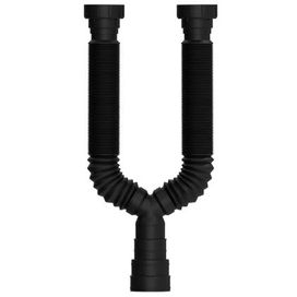 Sifão Flex Duplo Com Canopla Blukit