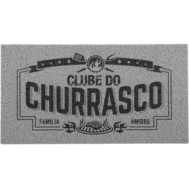 Vinil Super Churrasco 40cm x 75cm Cinza Kapazi
