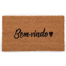 Tapete de Coco Bem vindo Amor 60 x33CM Kapazi