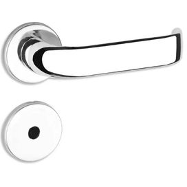 Fechadura 40 Wc Brava 1695B Roseta Cromado Haga
