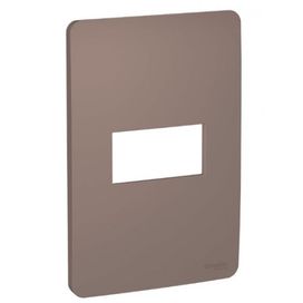 Placa 4x2 1Posto Planet Brown Orion Schneider Prime