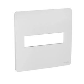 Placa 4x4 2Postos Gamma Silver Orion  Schneider Prime
