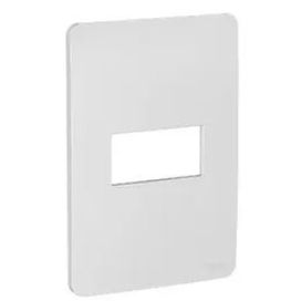Placa 4x2 1Posto Gamma Silver Orion Schneider Prime