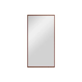 Espelho Retangular 170x70cm Couro Caramelo VB Critais