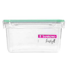 Pote de Plástico com Travas Verde 2L Sanremo