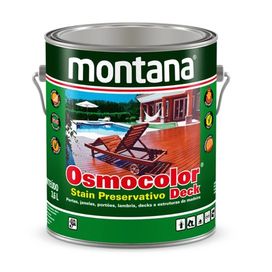 Verniz Osmocolor ST UV Deck 3,6L Castanho Montana