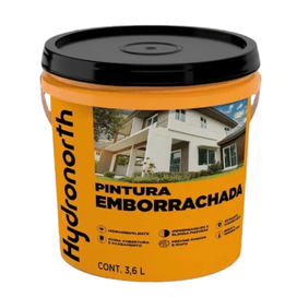 Tinta Emborrachada Impermeável Branca Fosco 3,6l Hydronorth