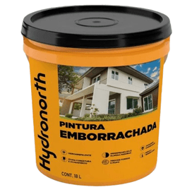 Tinta Emborrachada Impermeável Cromio Fosco 18l Hydronorth