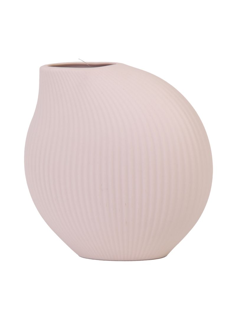 2304141-VASO-DECOR-PORCELANA-ROSA-14CM-Amoedo