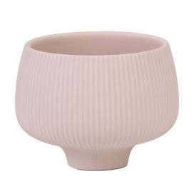 Vaso de Porcelana 9cm Rosa Flor Arte