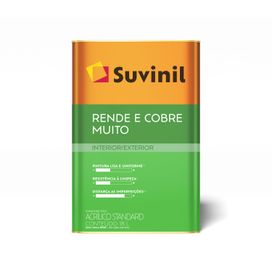 Tinta Acrílica Rende Cobre Muito 18Litros Algodão Egípcio Interior/ Exterior Suvinil