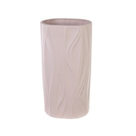 Vaso de Porcelana 24cm Rosa Flor Arte