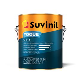 Tinta Acrilica Toque Seda 3,6Litros Branco Neve Interior Exterior Suvinil