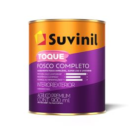 Tinta Acrilica Toque Fosco 900ml Branco Neve Interno Externo Suvinil
