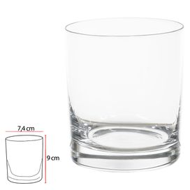 Copo Long Drink Victoria 390ml Transparente Flor Arte