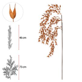 Complemento Aveia 140cm Caramelo Flor Arte