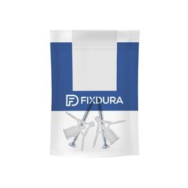 Bucha para Drywall FIII com Parafuso CHT Branca Fixdura