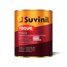 Tinta Acrilica Toque Fosco 0,9l Branco Neve Interno/Externo Suvinil