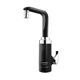 Torneira Elétrica Essence Parede Preto/Cromado 220v Lorenzetti