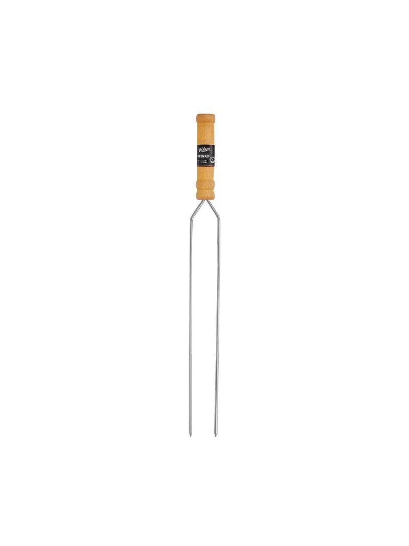 2323836-Espeto-Prata-Duplo-75CM-Cromado-Grilazer-1-Amoedo