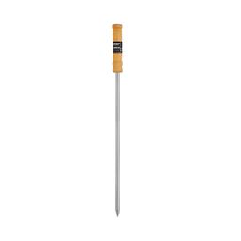 Espeto Prata Simples 75CM Cromado Grilazer