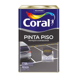 Tinta Pinta Piso 18L Branco Coral