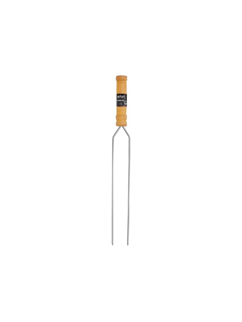 2323810-Espeto-Prata-Duplo-65CM-Cromado-Grilazer-1-Amoedo