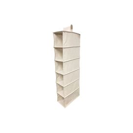 Organizador Dobrável Armário com 6 Nichos Off White Oikos