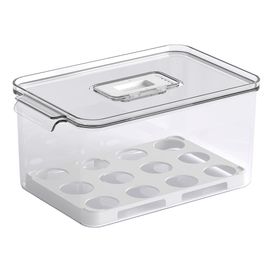 Organizador para Ovos Dry com Tampa 24 Unidades Cristal Coza