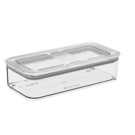 Pote Hermético Modo Retangular 530ml Cristal Coza