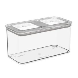 Pote Hermético Modo Retangular 1,3L Cristal Coza