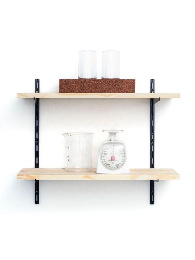 2327864-KIT-PRATELEIRA-PINUS-60X25CM-TRILHO-SIMP-Amodo