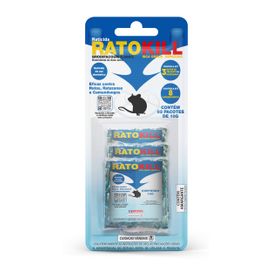 Raticida Ratokil Grãos Especiais Azul Insetimax