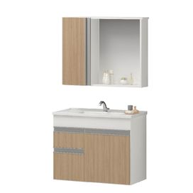 Conjunto Gabinete Firenze 60cm Branco/Areal Arte Gabinete