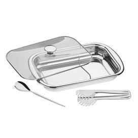 Kit para Assar e Servir 3 Peças Inox Tramontina