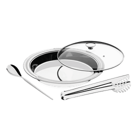 Kit para Servir Ciclo Redondo Inox 3 Peças Tramontina