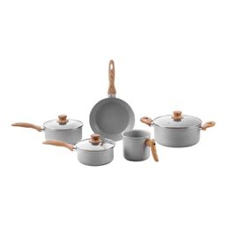 Conjunto de Panelas 5 Peças Ceramic Life Easy Cinza Brinox