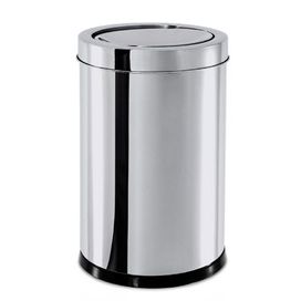 Lixeira Inox com Tampa Basc 18,5x29cm 7,8L Brinox