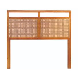 Cabeceira Kiara 158cm Ratam Natural Pé Imbuia Mel KR Móveis