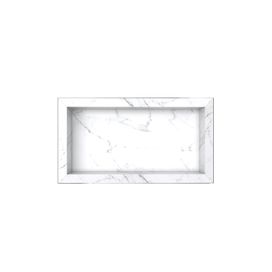 Nicho Diamante 60x30 Porcelanato Branco Polido Cozimax
