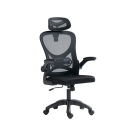 Cadeira Office Columbus com tela Mesh Preta  Rivatti