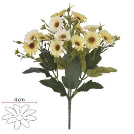 Buque Margarida X15 30cm Amarelo Outono Flor Arte