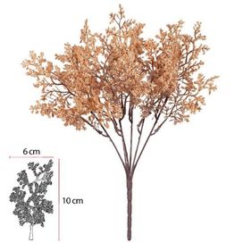 Buque Gypso X18 33cm Pêssego Flor Arte