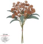 2343153-BUQUE-FLOR-MINI-RAMALHETE-C-FITA-PLASTICO-X48--OCRE-OUTONO--32cm-Amoedo