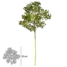 Complemento Buxus com Print PLT X24 57cm Verde Oliva Flor Arte