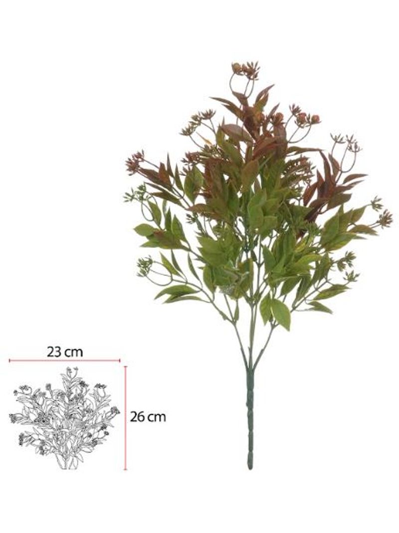 2343658-FOLHAGEM-GRASS-C-PRINT-PLASTICO-X25--VERDE-OUTONO--36cm--Amoedo
