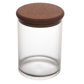 Pote de Vidro com Tampa de Rolha Essência 850ml Lyor